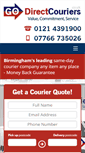 Mobile Screenshot of godirectcouriers.co.uk